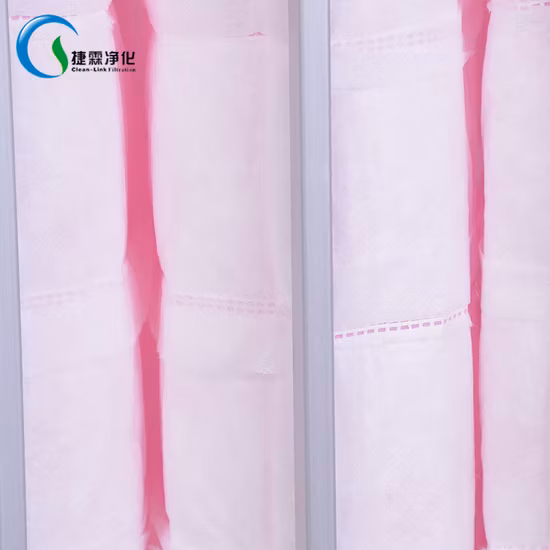 F7 Filter Bag Pocket Medium Efficiency Air Filter for HVAC Cleaning Room