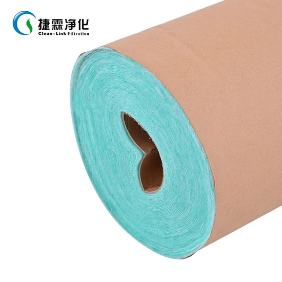 High Temperature Resistance Fiberglass Floor Filter Media Roll Paint Arrester Filter