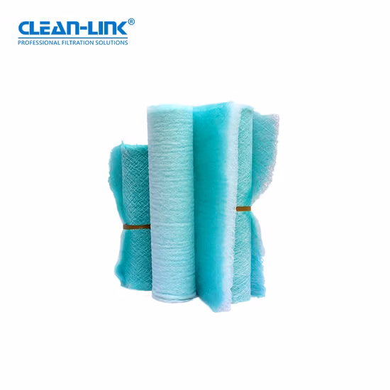 High Temperature Resistance Fiberglass Floor Filter Media Roll Paint Arrester Filter