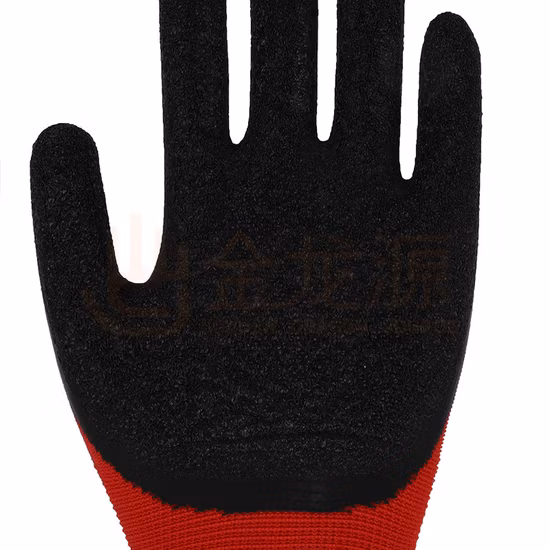 Latex Crinkle Coated Labor Protective En388 Construction Mechanical Industrial Safety Work Gloves