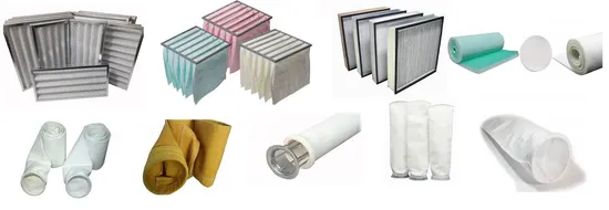 China Manufactured Medium Efficiency Synthetic Pocket Air Filter for Static Gas Turbine Air Intake System