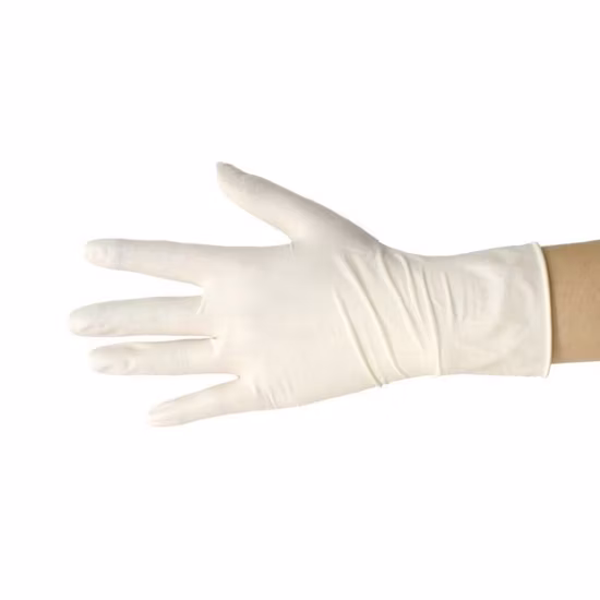 Medizinische Einweghandschuhe aus Latex, gepudert oder gepudert