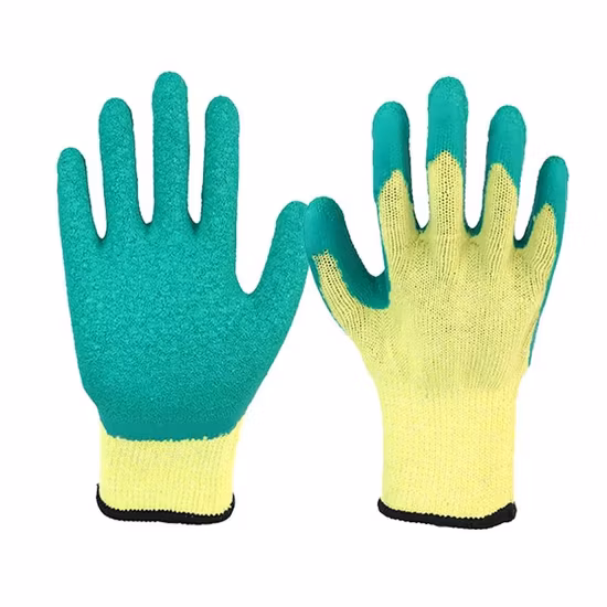 China Großhandel 7/10 Gauge Industrie-/Arbeits-/Hand-Guantes-Sicherheitsarbeitshandschuh, weiße Baumwoll-Strickhandschuhe