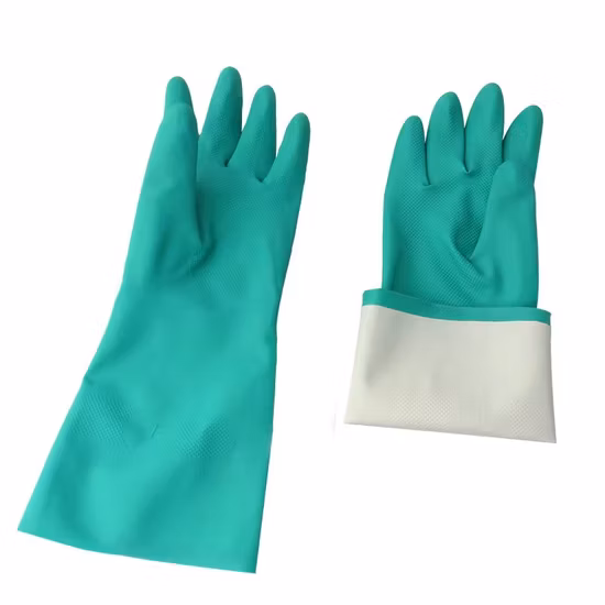En455/FDA Hersteller puderfreier Nitrilhandschuhe/Einweg-Sicherheitshandschuhe/Arbeitshandschuhe für medizinische/industrielle/Haushalts-/Lebensmittelzwecke
